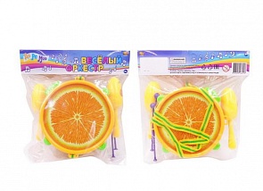 Набор музыкальных инструментов Фрукты: барабан и 2 маракаса (ABtoys, D-00054)